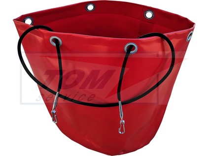 Vak ochranný závěsu červený